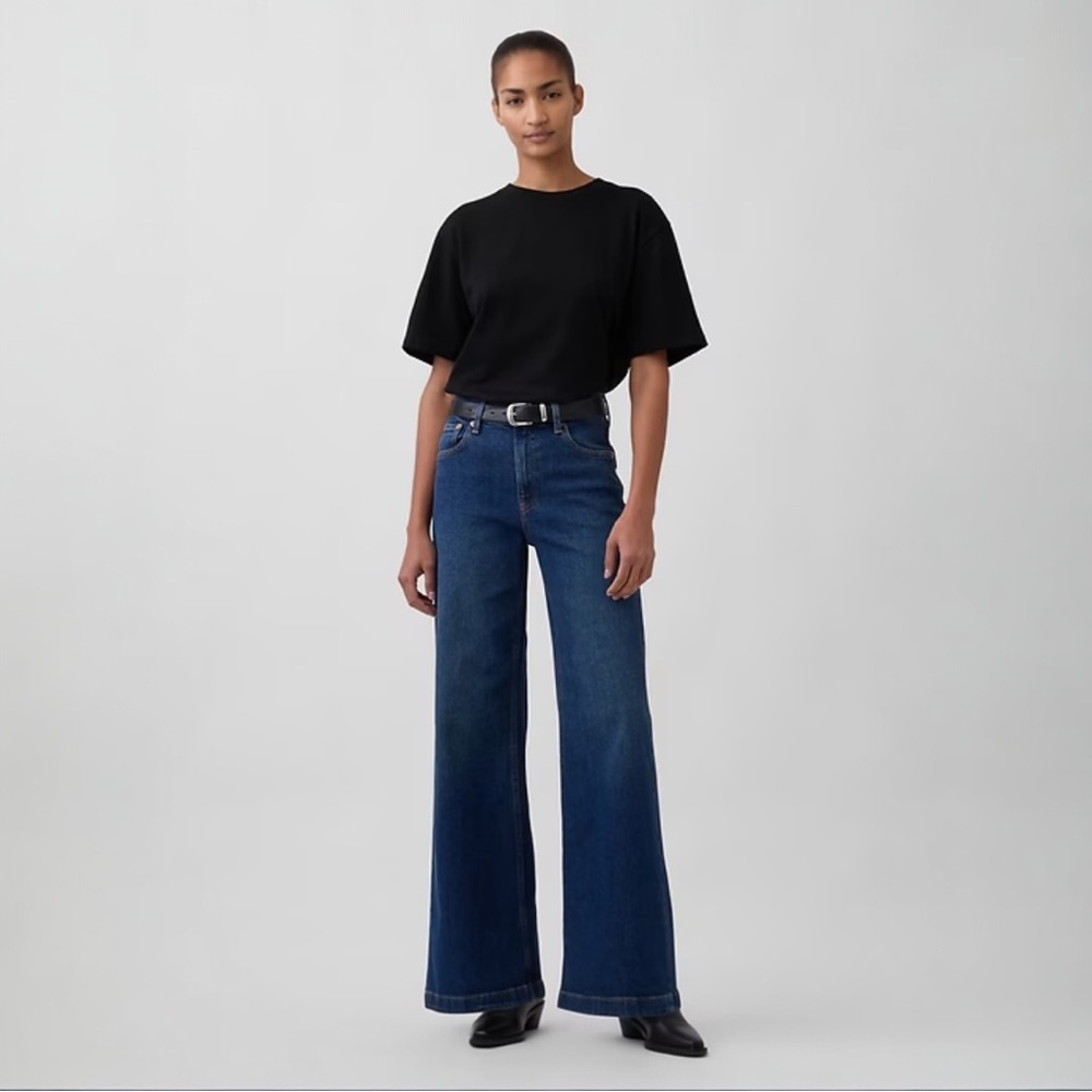 GAP High Rise Stride Wide-Leg Jeans NWOT Size 29/8R